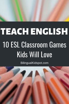 English Class Games, Classroom Games For Kids, Fun English Games, Classroom English, English Games For Kids, Teach English To Kids, Esl Teaching Resources, Esl Games, English Activities For Kids