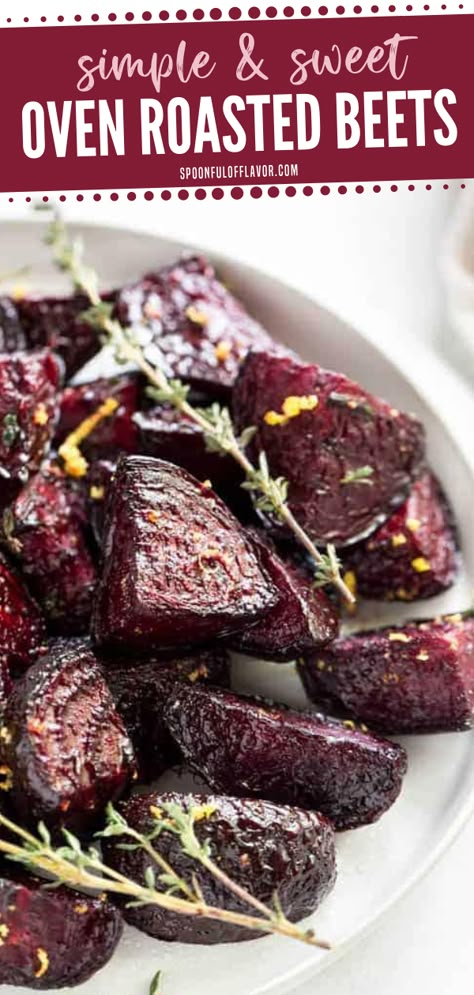 Roasted Beet Recipes Dinner, How To Cook Raw Beets, How To Make Beets Taste Good, How To Roast Beets In Oven, Baked Beets Oven, Beets Recipe Ideas, Beets In Oven, Roasted Beets With Goat Cheese, Red Beets Recipe