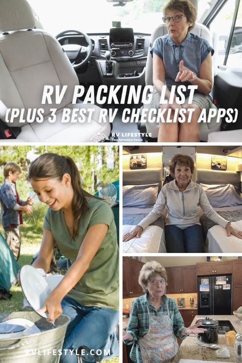 Packing is the hardest part of RVing. So, here is a FREE RV packing list, the must-have packing categories, and 3 great options for an RV checklist app. via @rvlifestylemike Rv Class C, Rv Packing List, Checklist App, Rv Checklist, Rv Camping Trips, Rv Maintenance, Rv Adventure, Used Rv, Adventure Guide