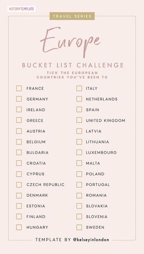 Bucket List Challenge, Bucket List Europe, Checklist Travel, Menulis Novel, Europe Bucket List, List Challenges, Voyage Europe, London Bus, Travel Checklist