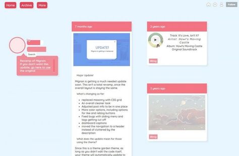 10+ Free Kawaii Tumblr Themes - Theme Junkie Tumblr Header, Tumblr Themes, Beautiful Tumblr, Css Grid, Minimalist Layout, Cute Journals, Themes Free, Pink Themes, Blog Themes