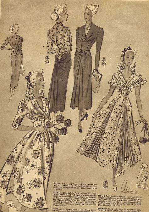 Vintage 40s Dress, Gown Sewing Pattern, Summer Sportswear, Simplicity Patterns Dresses, Patron Vintage, Retro Sewing Patterns, Dress Patterns Free, Kids Sewing, Vintage Dress Patterns