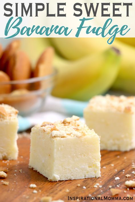 Banana Pudding Fudge Recipe, Banana Pudding Fudge, Banana Fudge Recipes, Peach Fudge, Paleo Substitutes, Banana Wafer Pudding, Pudding Fudge, Maple Fudge Recipes, Lemon Fudge