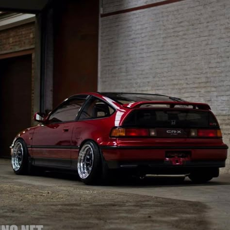 90s Honda, Crx Honda, Crx Si, Car Vibes, Car Deco, Honda Crx, Honda Civic Hatchback, Japanese Domestic Market, Fotografi Vintage