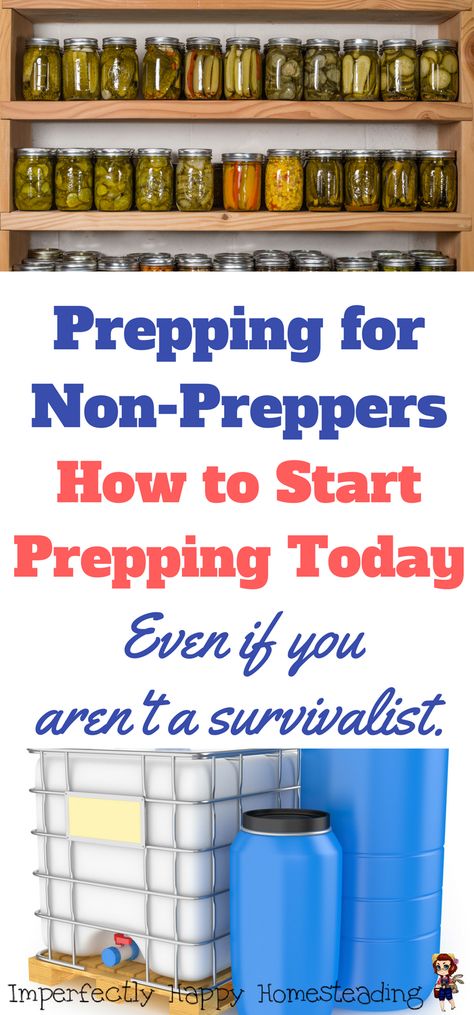 Prepping for Non-Preppers. How to start prepping, food storage and more...even if you aren't a survivalist.: Preppers Food Storage, Prepper Food, Doomsday Prepper, Doomsday Preppers, Doomsday Prepping, Emergency Preparation, Urban Survival, Prepper Survival, Emergency Food