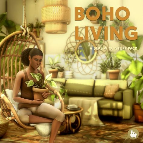 awingedllama on Twitter: "my boho cc stuff pack is finally finished, with 80 new objects to choose from! check out the items and download here: https://t.co/OIfajHs3pV #Sims4 https://t.co/OTSm12U4gB" / Twitter Hey Harrie Cc, Sims 4 Houses No Packs, Sims 4 Cc Aesthetic Furniture, Living Room Sims 4, Sims 4 Cottage, Four One Direction, Cc Patreon, Sims 4 Bedroom, The Sims 4 Packs