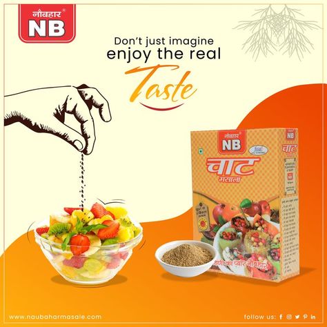 Don't just imagine enjoy the finger-licking chat with Naubahar chat masala. For more information visit:http://www.naubaharmasale.com/ #chanamasala #naubaharmasala #instagood #instafoodie #instafood #food #foodie #foodporn #chicken #chickenmasalapowder #nonveg #chickencurry #spices #chickenmasala #Powder #tasteofindia #Naubahar #masalas #chatmasala #naubaharspices Chat Masala, Lavender Perfume, Creative Banners, Chicken Masala, Food Advertising, Just Imagine, Creative Ads, Curry Chicken, Post Design