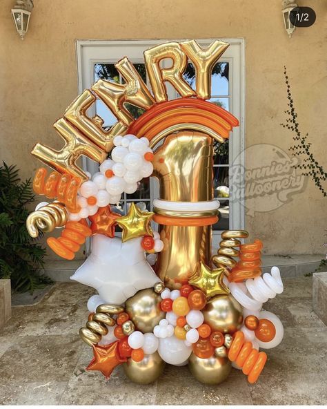 Halloween Balloon Bouquet, Balloon Bouquet Ideas, Balloon Decorations Diy Tutorials, Balloon Bouquet Delivery, Balloon Bouquet Diy, Balloon Garland Diy, Tangerine Dream, Floral Balloons, Personalized Balloons