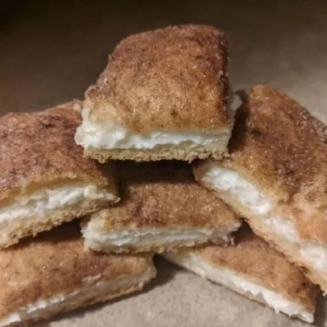 Cream Cheese Squares - ALL RECIPES GUIDE Cream Cheese Squares, Cheese Squares, Cream Cheese Bars, Cheese Bar, Square Recipes, Grandmas Recipes, Soften Cream Cheese, Food Website, Homemade Treats