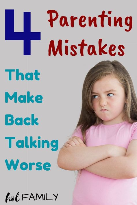 Are you looking for some positive parenting strategies to handle back talking and other rude behavior? Discover 4 parenting mistakes that make back talking worse, and what to do instead. #positiveparenting #kidstalkingback #peacefulparenting #parenting101 #parentinghacks #handlingdifficultbehavior Parenting Mistakes, Challenging Behaviors, Confidence Kids, Parenting Strategies, Bad Behavior, Teachable Moments, Smart Parenting, Talking Back, Parenting 101