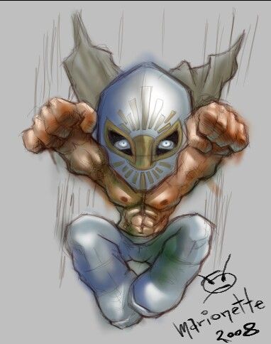 Mistico .by marione Batman, Humanoid Sketch, Fictional Characters, Art