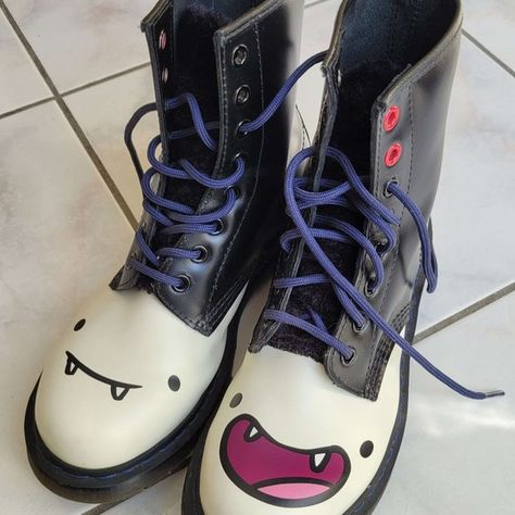 Adventure Time Marceline Doc Martens Adventure Time Marceline, The Basement, Dr Martens Shoes, Martens Shoes, Doc Martens, Adventure Time, Basement, Jewelry Watches, Plus Fashion