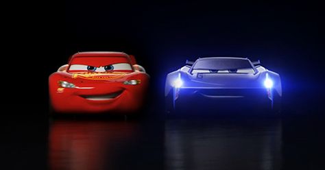 Lightning Mcqueen X Jackson Storm, Lightning Mcqueen Videos, Crying Lightning, Cars 3 Characters, Beyblade Birthday, Disney Cars Movie, Storm Wallpaper, Disney Worlds, Cars Cartoon