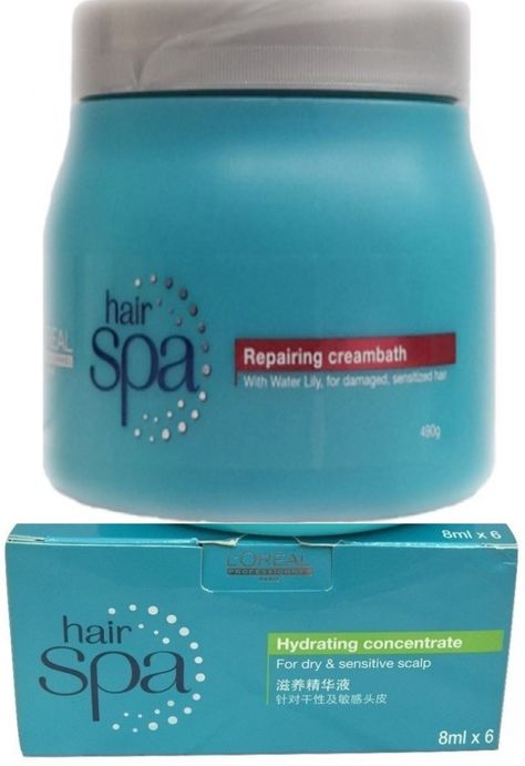 L'Oréal Paris Hair Spa Hydrating Concentrate With Repairing Cream Bath Price in India - Buy L'Oréal Paris Hair Spa Hydrating Concentrate With Repairing Cream Bath online at Flipkart.com Hair Spa Cream, Hair Spa At Home, Paris Hair, Loreal Hair, Hair Steamers, Prevent Hair Fall, Split Hair, Open Hairstyles, Sensitive Scalp