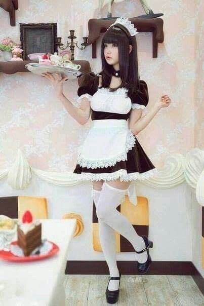 So. Cute. Maid Cosplay, Maid Outfit, Maid Dress, Cute Cosplay, Cosplay Outfits, Lolita Fashion, Asian Fashion, Cute Fashion, Cosplay Costumes