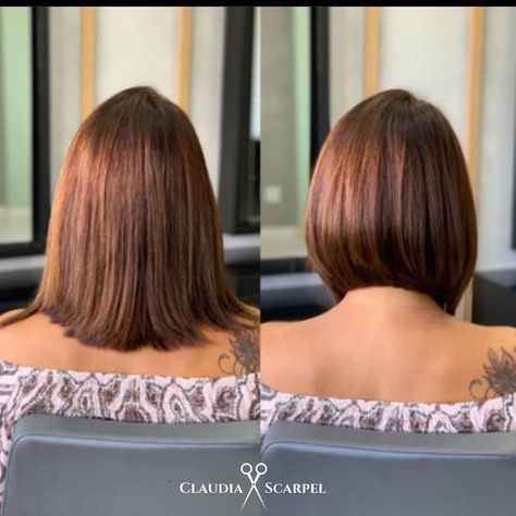 Pretty Look From @alibaileylondo #bobhaircut #lobhaircut #bobhair #angledbob #alinebob #stackedbob #bobcut #undercut #longtoshort #bob… | Instagram Bob Pendek, Kort Bob, Bob Hair Color, Angled Bob Hairstyles, Short Hair Images, Hair Inspiration Short, Makijaż Smokey Eye, Haircuts For Medium Hair, Haircuts Straight Hair