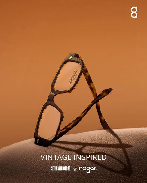 Cutler and Gross celebrates the enduring legacy of eyewear design with a new collection of sunglasses that captures the essence of vintage style. Explore the collection at your nearest Nagar store! Visit us now! 📍C.G Road | Satellite | Bopal | Naranpura #eyewear #designer #style #designereyewear #cutlerandgross #sunglasses #fashion #craftmanship Sunglasses Ads, Sunglasses Commercial, Eyewear Campaign Fashion Editorials, Glasses Campaign Eyewear, Vintage Wayfarer Sunglasses With Glass Lenses, Products Photography, Cutler And Gross, Sunglasses Fashion, Eyewear Design