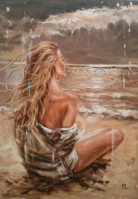 Monika Luniak, Painting On Canvas For Beginners, Canvas For Beginners, Dream Painting, Liam Gallagher, Gouache Art, Female Art Painting, Romantic Art, Canvas Art Painting