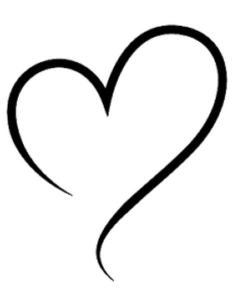 Heart Outline Tattoo Design, Simple Heart Tattoo Designs Ideas, Heart Shape Tattoo Design, Name And Heart Tattoo, Overlapping Hearts Tattoo, Hart Tattoo Design, Simple Heart Tattoo Designs, Heart Tattoo Stencil, Corazon Tattoo