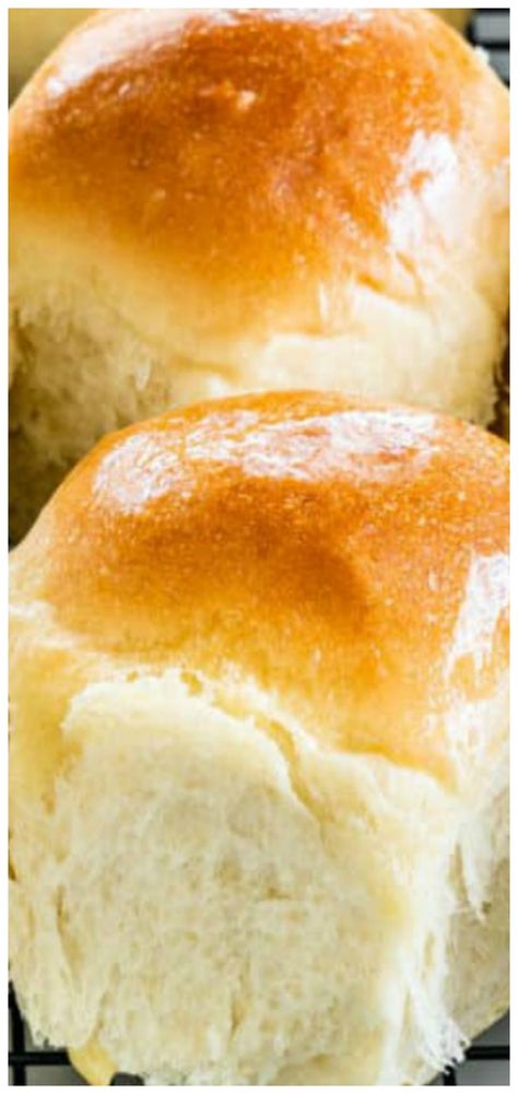 Recipes With Active Yeast, Quick Yeast Recipes, Homemade Rolls Instant Yeast, Delicious Dinner Rolls, Dense Dinner Rolls, Yeast Rolls Kitchenaid Stand Mixers, White Dinner Rolls, Rapid Rise Instant Yeast Bread Recipes, Southern Yeast Rolls