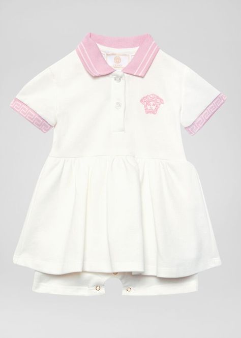 Luxury Baby Fashion, Luxury Kids Clothes, Baby Lux, Luxury Baby Clothes, Baby Polo, Newborn Clothing, Fall Baby Clothes, Versace Kids, Girls Dress Outfits