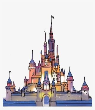 Disney Castle Logo Transparent - Disney Castle Drawing Disney Castle Outline, Disney Castle Logo, Disney Castle Drawing, Sleeping Beauty Castle Disneyland, Castle Sketch, Ride Drawing, Disney Princess Png, Castle Logo, Vanellope Y Ralph