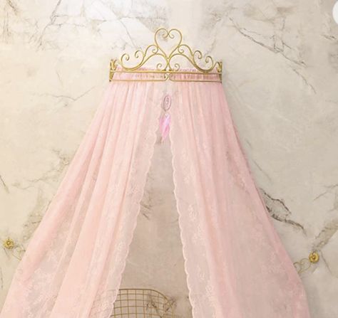 Princess Themed Bedroom, Crown Canopy, Princess Canopy Bed, Princess Canopy, Bed Crown Canopy, Princess Bedrooms, Bed Canopies, Canopy Bed Curtains, Have A Sweet Dream