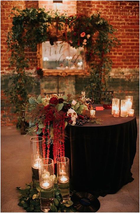 Dark And Moody Wedding, Ballerina Wedding, Luxurious Garden, Comfortable Lounge, Dark Wedding, Dark And Moody, Farm Tables, Moody Wedding, Winter Weddings