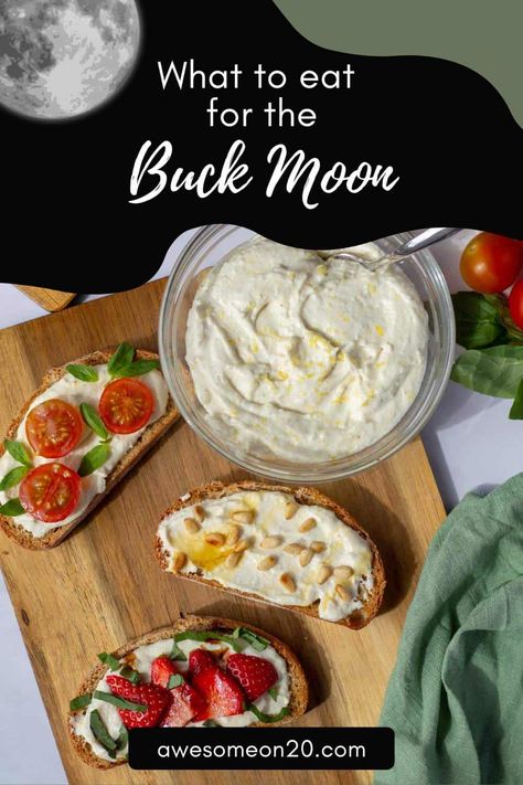 The July full moon calls us to proudly show off our growth. I've got 100 ideas for what to eat for the Buck Moon, and they're all totally awesome. Let's get into it. #buckmoon #kitchenwitchcraft #summerrecipes Basil Infused Water, July Full Moon, Hunter Moon, Kitchen Magick, Buck Moon, Moon Food, Lemon Garlic Pasta, Summer Breakfast, Grilled Potatoes