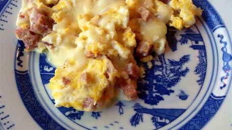 Spam and Eggs Recipe - Allrecipes.com Spam And Eggs, Spam Recipes Dinners, Spam Sandwich, Hearty Breakfast Recipes, Wartime Recipes, Spam Recipes, Luncheon Meat, Eggs Recipe, Food Board