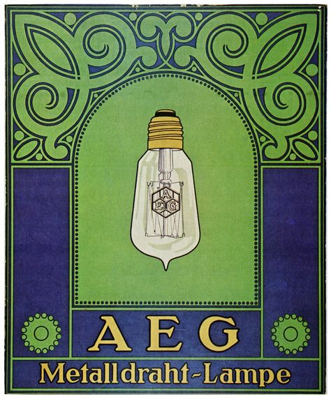 AEG Metalldraht-Lampe, poster Chinese Typography Design, Art Deco Wall Art, Art Appliqué, Logo Design Typography, Artist Style, Corporate Design, Antique Prints, Design Graphique, History Design