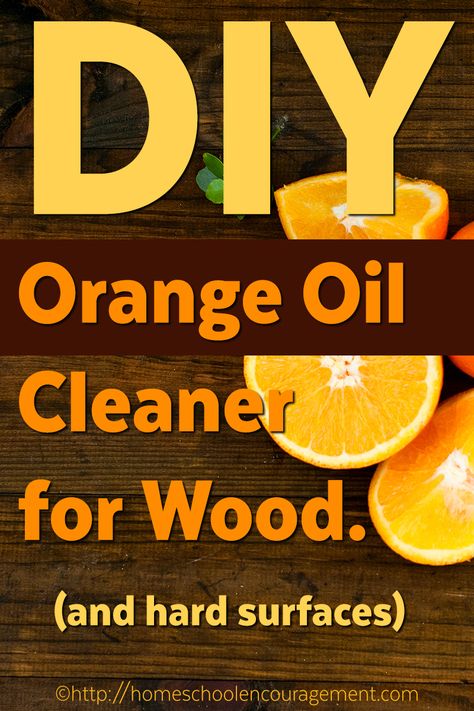 DIY Orange Oil Cleaner for Wood Surfaces: hard surface cleaner. Make it yourself. Essential Oil Recipe Diy Orange Oil, Essential Oil Cleaner, Dusting Spray, Floral Essential Oils, Essential Oils Cleaning, Essential Oils Gifts, Natural Cleaners, Cleaning Recipes, Cleaners Homemade