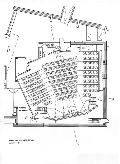 200 Seat Lecture Hall Plan Lecture Hall Design Architecture, Lecture Hall Plan, Lecture Hall Design, Theatre Plan, Auditorium Plan, Church Building Plans, Auditorium Architecture, Hotel Room Plan, University Plan