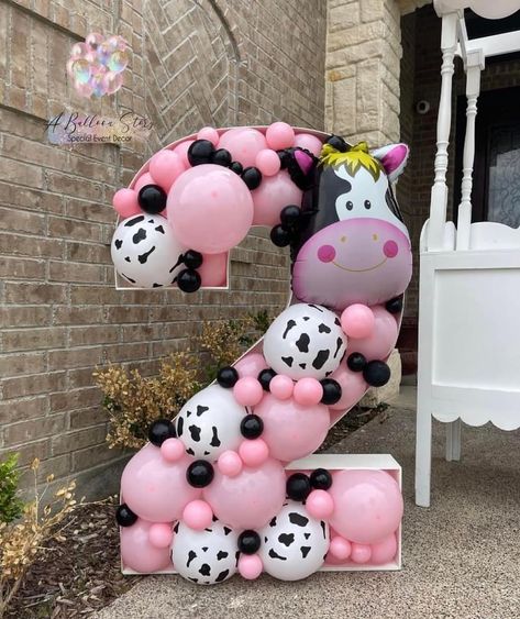 Cow Themed Cupcake Cake, Moo Moo Look Whos 2 Birthday, Cow Birthday Treats, 2 Moody Birthday Party, With An Oink And A Moo Heres To Two, 2nd Birthday Cow Theme Girl, Cow Second Birthday Party Girl, Oink Moo Cockadoodle Doo 2nd Birthday Girl, Moo Moo Im 2