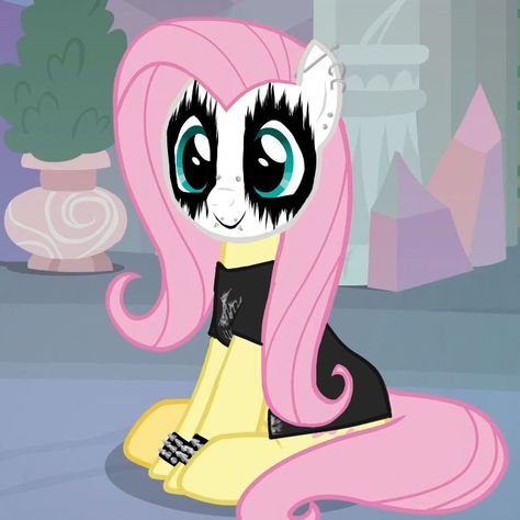 Fluttershy Pony, Arte Heavy Metal, Mlp Memes, Arte Monster High, My Lil Pony, Mlp Pony, My Little Pony Pictures, Mlp My Little Pony, Baby Sister