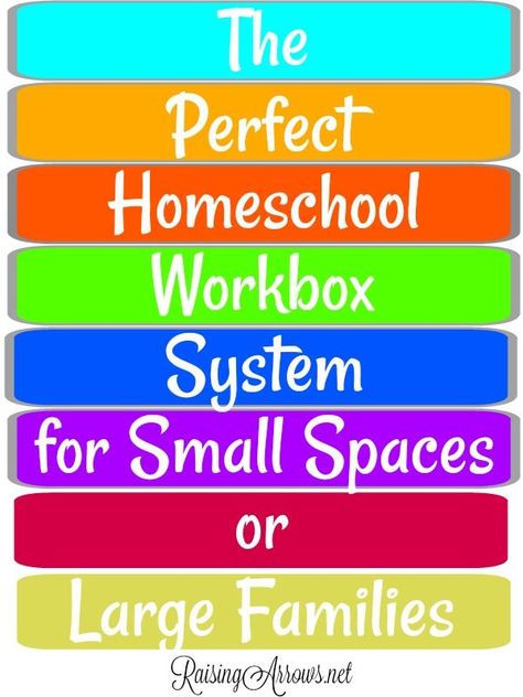 If you think the workbox system for homeschool organization could never work for you because you have a large family or live in a small house, think again! via @amyraisingarrows Homeschool Organization For Small Spaces, Workbox System, Online School Organization, Organization For Small Spaces, Homeschool Hacks, Homeschool Supplies, Homeschool Board, How To Start Homeschooling, Large Families