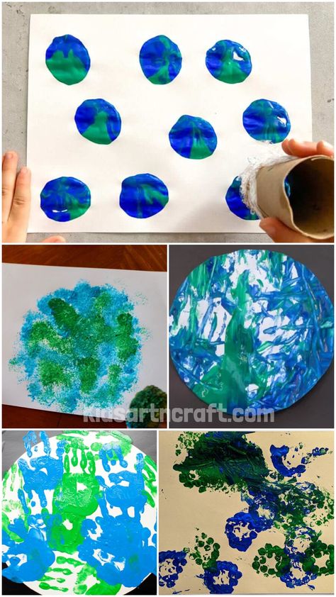 Stamping Art Ideas for Earth Day Check more at https://www.kidsartncraft.com/stamping-art-ideas-for-earth-day/ Stamp Painting Ideas, Stamp Painting, Kids Art, Arts And Crafts For Kids, Earth Day, Art Craft, Painting Ideas, Hand Stamped, Art For Kids