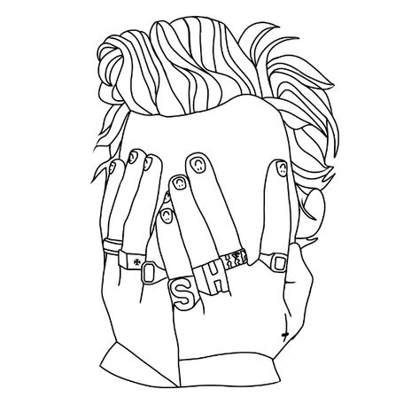 Inspired by a real Harry pic. I believe it was for a Day’s Jewelers photoshoot. This design is available on my Redbubble site on stickers and more, linked below! #rings #ring #harrystyles #harrystyleswallpaper #minimalist #stickers #blackandwhite #simple #simplicity #nails #harrystylesart #medibangpaint #sketch #art #artist #abstract Harry Styles Simple Drawing, Harry Styles Embroidery Ideas, How To Draw Harry Styles, Harry Styles Lineart, Harry Styles Outline Drawing, Harry Styles Coloring Page, Harry Styles Inspired Paintings, Simplicity Nails, Harry Styles Outline