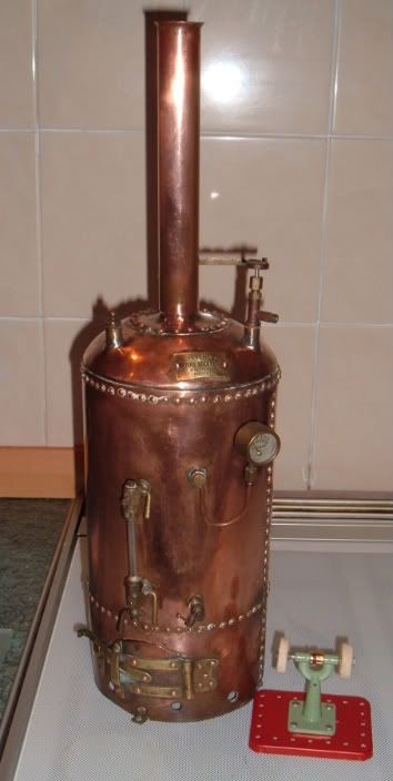 old boiler - The Unofficial Mamod & Other Steam Forum Steam Motor, Steam Engines, Steam Engine, Steam, It Works, Engineering, Copper