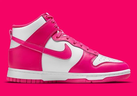 Pink Prime Dunks Outfit, Pink Prime Dunks, Dunks Outfit Ideas, Dunk High Pink Prime, Dunks Outfit, Outfit Ideas For Church, Latina Outfit, All Nike Shoes, Black Jeans Outfit