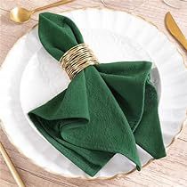 Thanksgiving Decorations Table Setting, Christmas Cloth Napkins, Wedding Party Table Decorations, Simple Table Settings, Baby Shower Table Decorations, Thanksgiving Napkins, Green Napkins, Halloween Christmas Decorations, Wedding Party Table