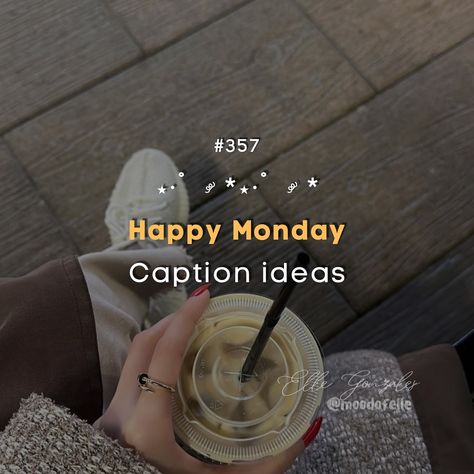 SET 357: Monday caption ideas >>> swipe #igcaptions #igcarousel #instagramcaptions #mondaycaption #captionideas #instagramtips #igtips #moodofelle Caption Ideas, Ig Captions, Instagram Tips, Instagram Captions, Happy Monday