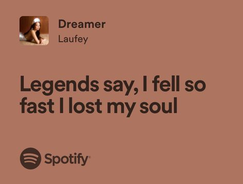 Laufey Quotes, Lyrics Laufey, Laufey Lyrics, Laufey Bewitched, Dreamer Quotes, Cinnamon Brown, Music Recommendations, Best Song Ever, Spotify Lyrics