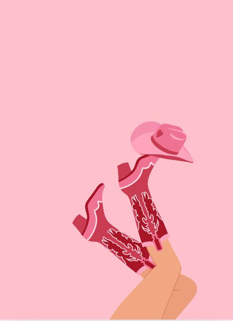 Pink Cowgirl Boots Aesthetic, Pink Cowgirl Background, Pink Cowboy Aesthetic, Pink Country Aesthetic, Pink Western Wallpaper, Pink Cowgirl Wallpaper, Pink Western Aesthetic, Bday Party Aesthetic, Cowgirl Boots Aesthetic