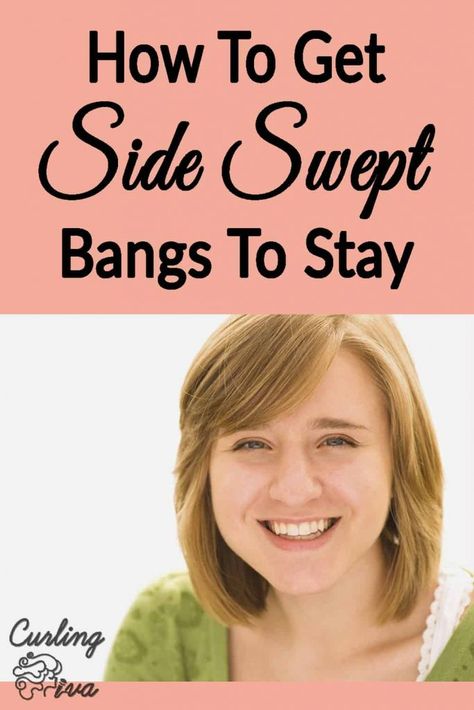 Side swept bangs add a unique touch to your style, when it doesn’t fall flat in your face, that is. But most of the time, side swept bangs can be stubborn and refuse to stay. It can be very frustrating.. Here are tips and tricks on how to get side swept bangs to stay #hair #bangs How To Style Side Swept Bangs, Side Swept Bangs Long Hair, Unique Hair Designs, Short Side Bangs, Swoop Bangs, Growing Out Bangs, Long Side Bangs, Uk Rap, Bangs Tutorial