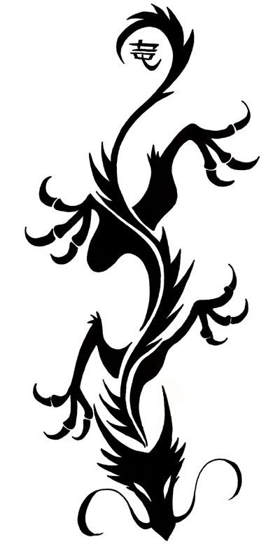 Simple Dragon Tattoos, Dragon Tattoos Designs, Simple Dragon, Celtic Dragon Tattoos, Dragon Tattoo Art, Dragon Silhouette, Dragon Tattoos, Doodle Tattoo, رعب نفسي