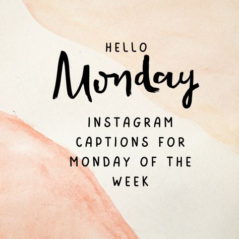 Latest Instagram Captions, Monday Captions, Classy Captions For Instagram, Falling In Love Quotes, Latest Instagram, New Week, Instagram Captions, Happy Monday, Falling In Love