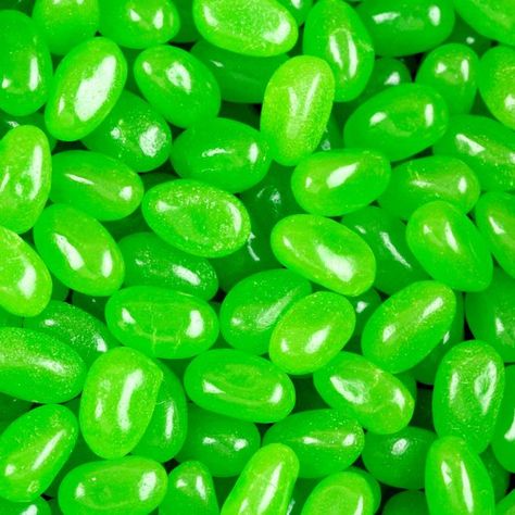 Sugar Aesthetic, Jelly Bean Game, Jelly Bean Flavors, Green Jelly, Best Homemade Pizza, Apple Jelly, Mew Mew, Green Things, Mean Green