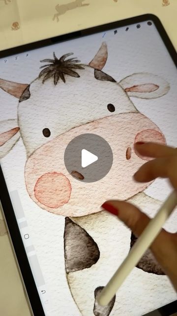 183 likes, 4 comments - vanya_illustrations am October 6, 2024: "🐮…𝑅𝑒𝑎𝑙𝑖𝑠𝑡𝑖𝑐 𝑤𝑎𝑡𝑒𝑟𝑐𝑜𝑙𝑜𝑟 𝑎𝑟𝑡 𝑖𝑛 𝑃𝑟𝑜𝑐𝑟𝑒𝑎𝑡𝑒…𝐼 𝑢𝑠𝑒𝑑 𝑡ℎ𝑒 𝑡𝑒𝑥𝑡𝑢𝑟𝑒𝑑 𝑤𝑎𝑡𝑒𝑟𝑐𝑜𝑙𝑜𝑟 𝑏𝑟𝑢𝑠ℎ, 𝑡ℎ𝑒 𝑤𝑎𝑡𝑒𝑟𝑦 𝑏𝑙𝑒𝑒𝑑 𝑏𝑟𝑢𝑠ℎ + 𝑠𝑒𝑙𝑒𝑐𝑡𝑒𝑑 𝑡𝑜𝑜𝑙, 𝑎𝑛𝑑 𝑡ℎ𝑒 𝑏𝑙𝑒𝑛𝑑𝑒𝑟.
.
.
.
#watercolorart #digitalwatercolor #digitalart #ipadart #procreatewatercolor #procreatebrushes #creepy #halloweenvibes #procreatedrawing #procreateillustration #watercolordrawing #... Procreate Watercolor Tutorial, What To Draw On Procreate, Cute Procreate Drawings, Procreate Drawing Ideas Easy, Watercolor Procreate, Procreate Watercolor, Realistic Watercolor, Textured Watercolor, Procreate Drawing