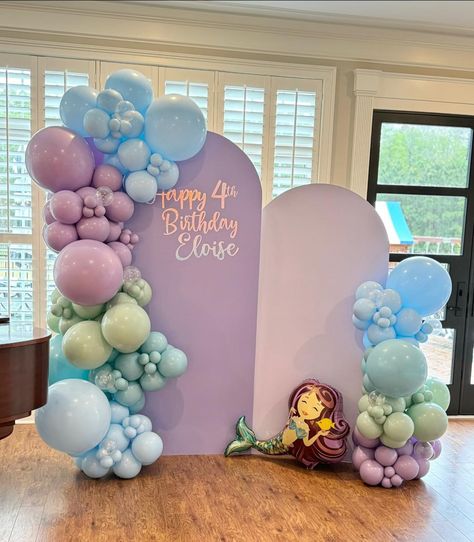 Happy 4th Birthday, Princess Anna, 4th Birthday, Birthday Decorations, Balloons, Disney, Birthday